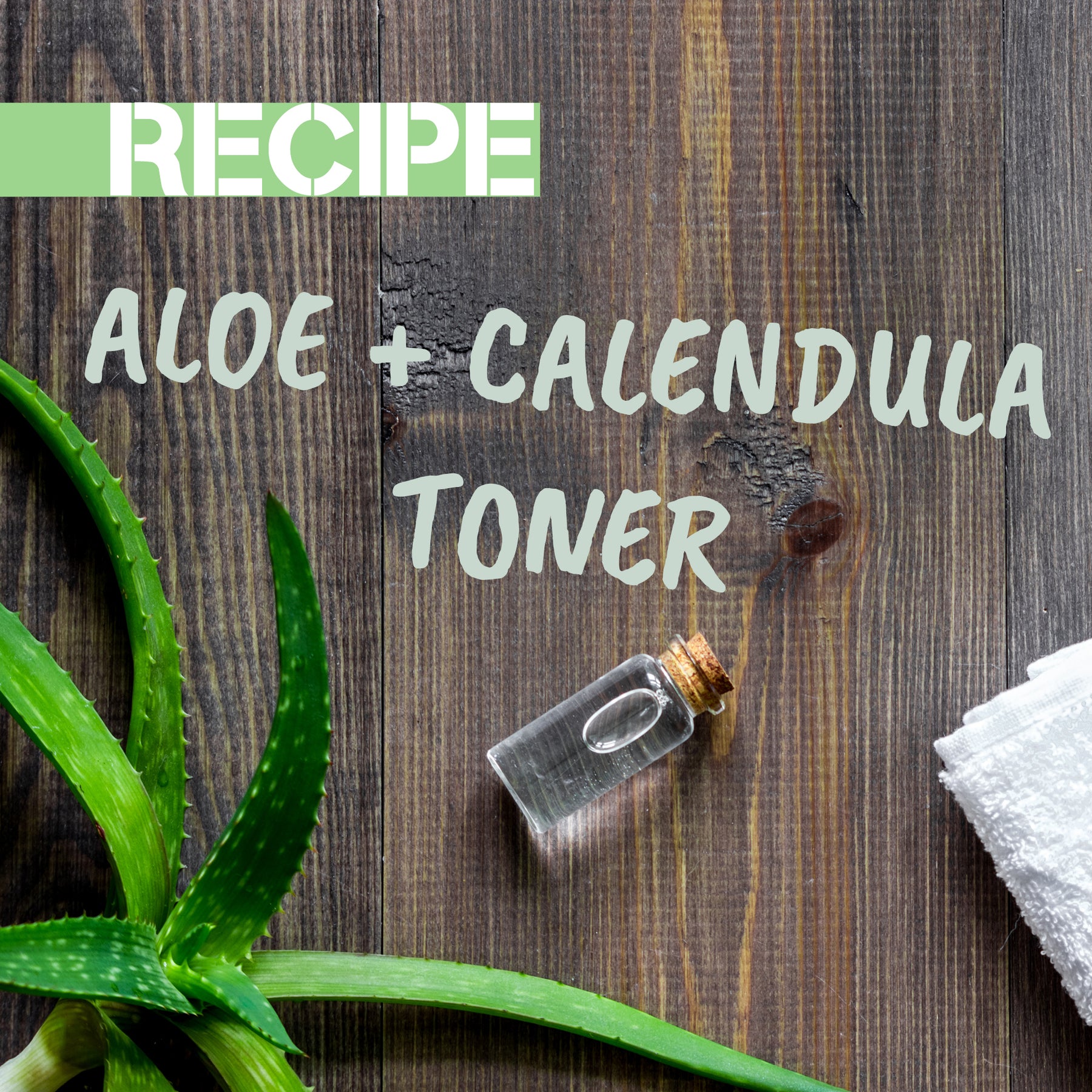 RECIPE: Aloe + Calendula Toner - earthYARD