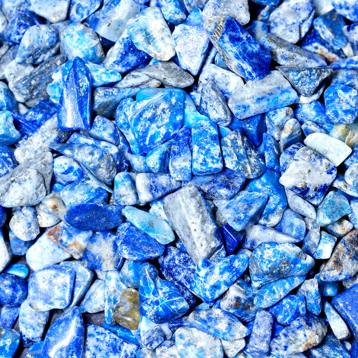 Lapis Lazuli Crystal Chips - 100gm