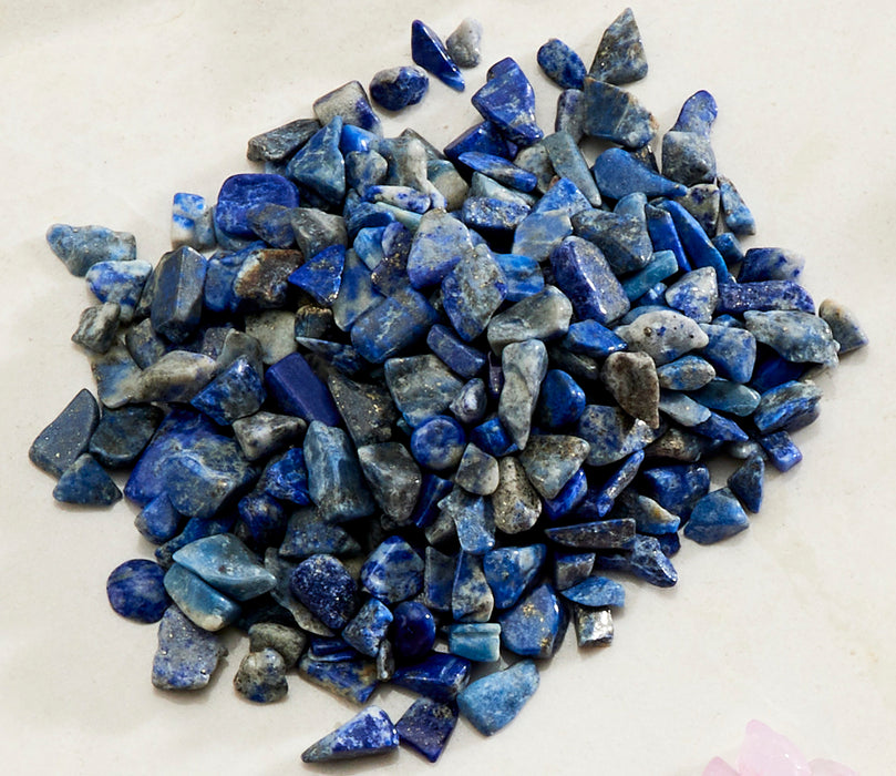 Lapis Lazuli Crystal Chips - 100gm