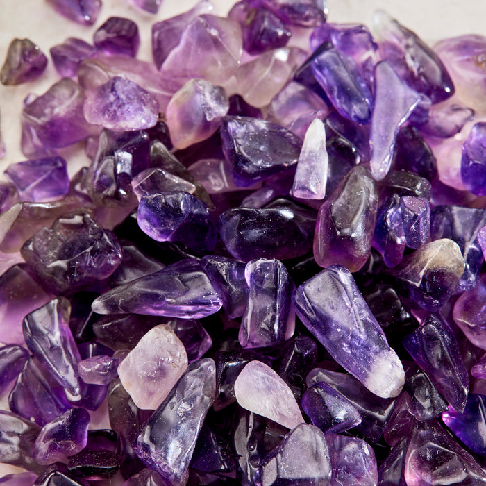 Amethyst Crystal Chips - 100GM